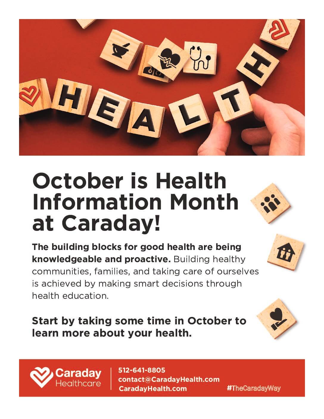 October is Health Information Month at Caraday