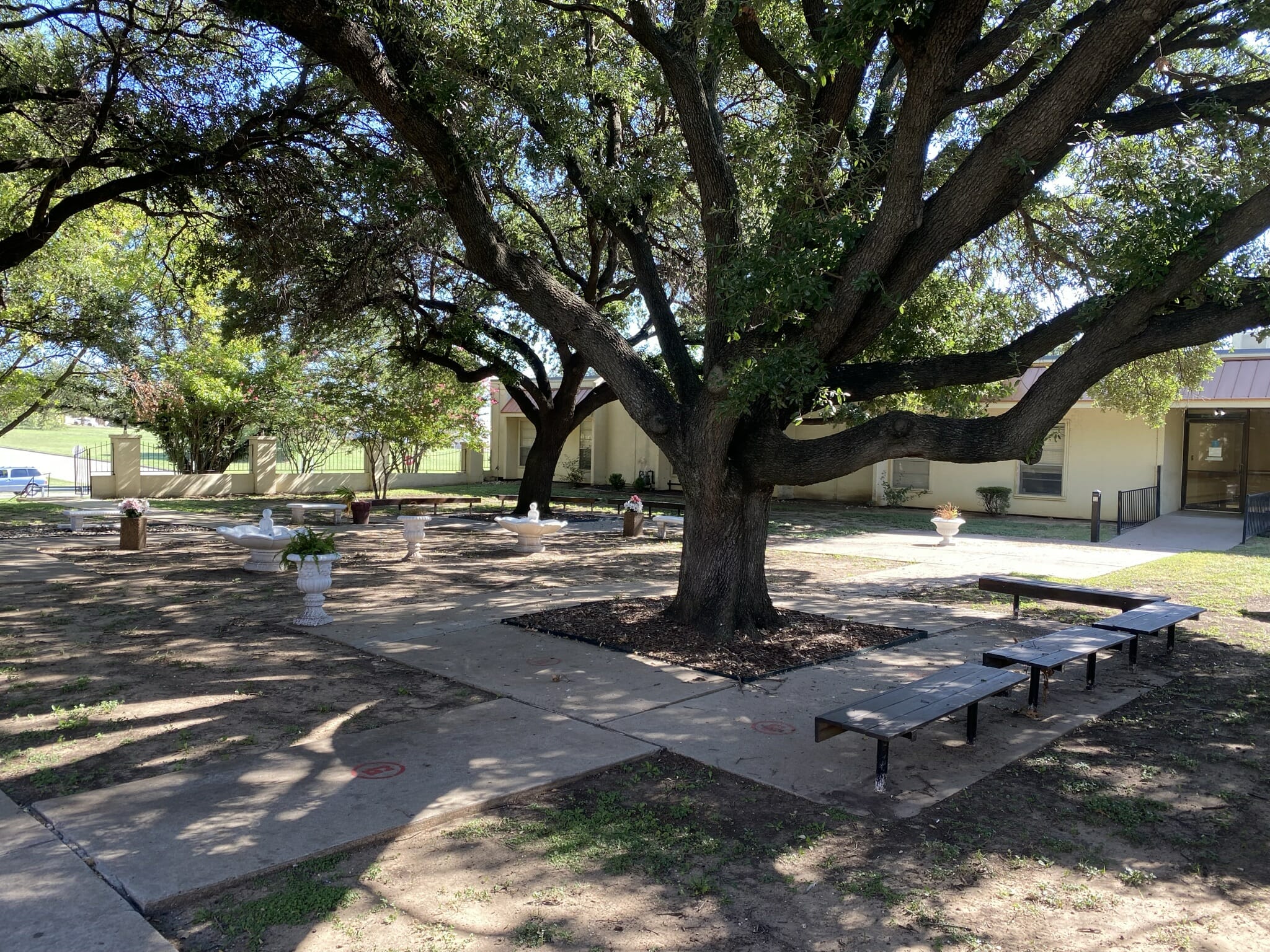 Fort Worth courtyard