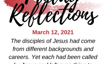Friday Reflections – March 12, 2021