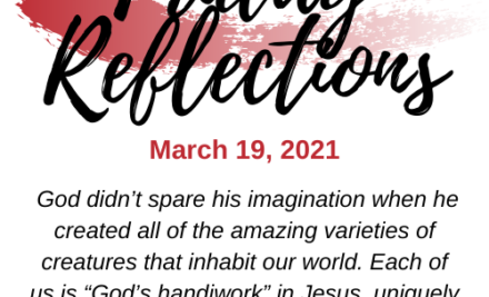 Friday Reflections – March 19, 2021