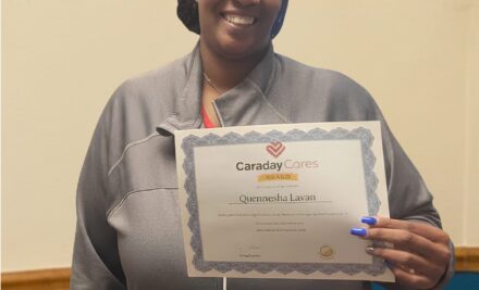 Trinity’s, Quennesha Lavan was nominated for the First Quarter 2026 Caraday Cares Award!