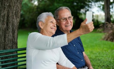 Communication technology helps grandparents stay connected across the miles